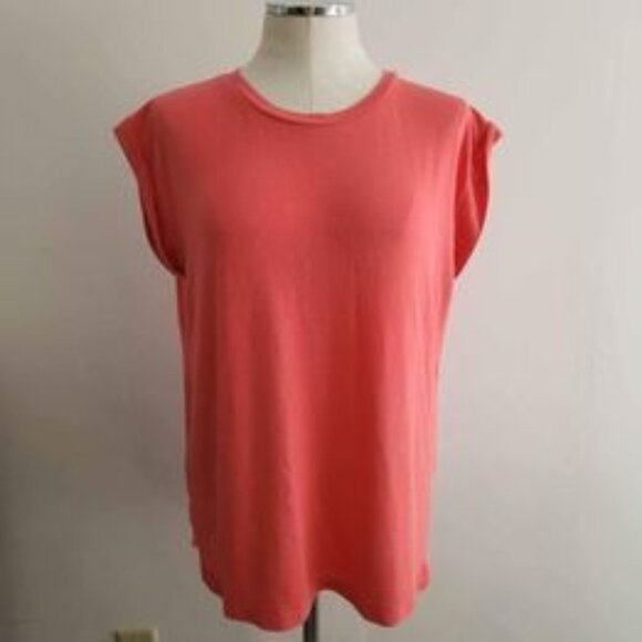 GAP Coral Pink Top Women's Size Medium‎ - Picture 1 of 5